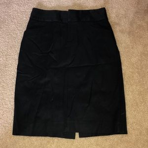 Black business casual skirt